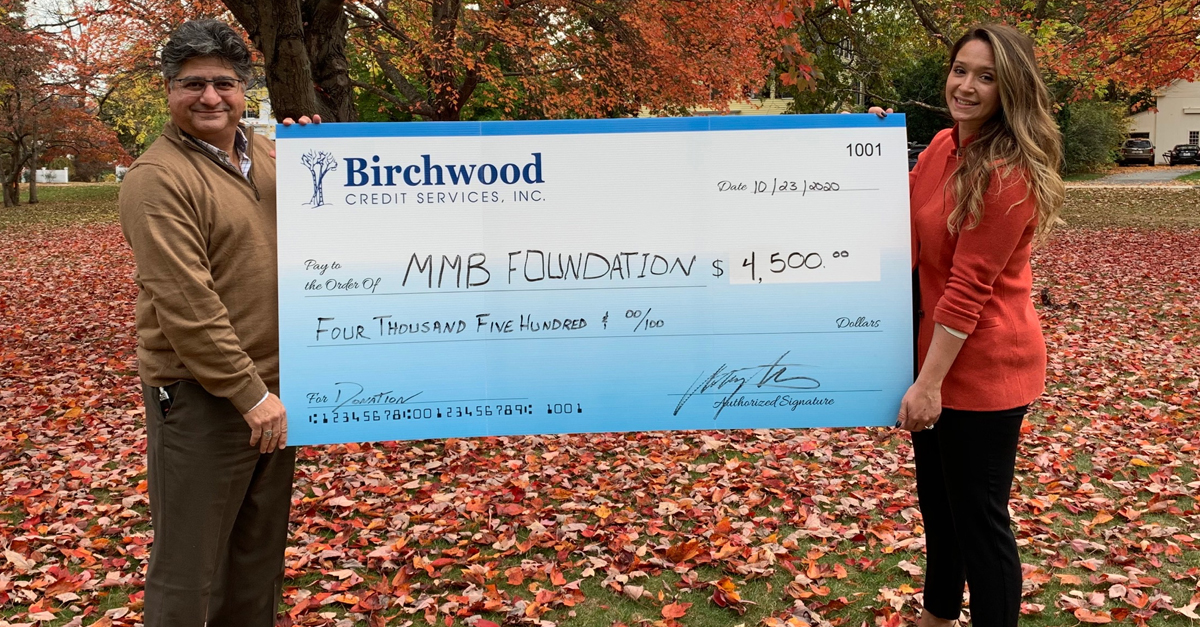 Birchwood Credit Services Inc. Donates $4,500 to the Massachusetts Mortgage Bankers Foundation